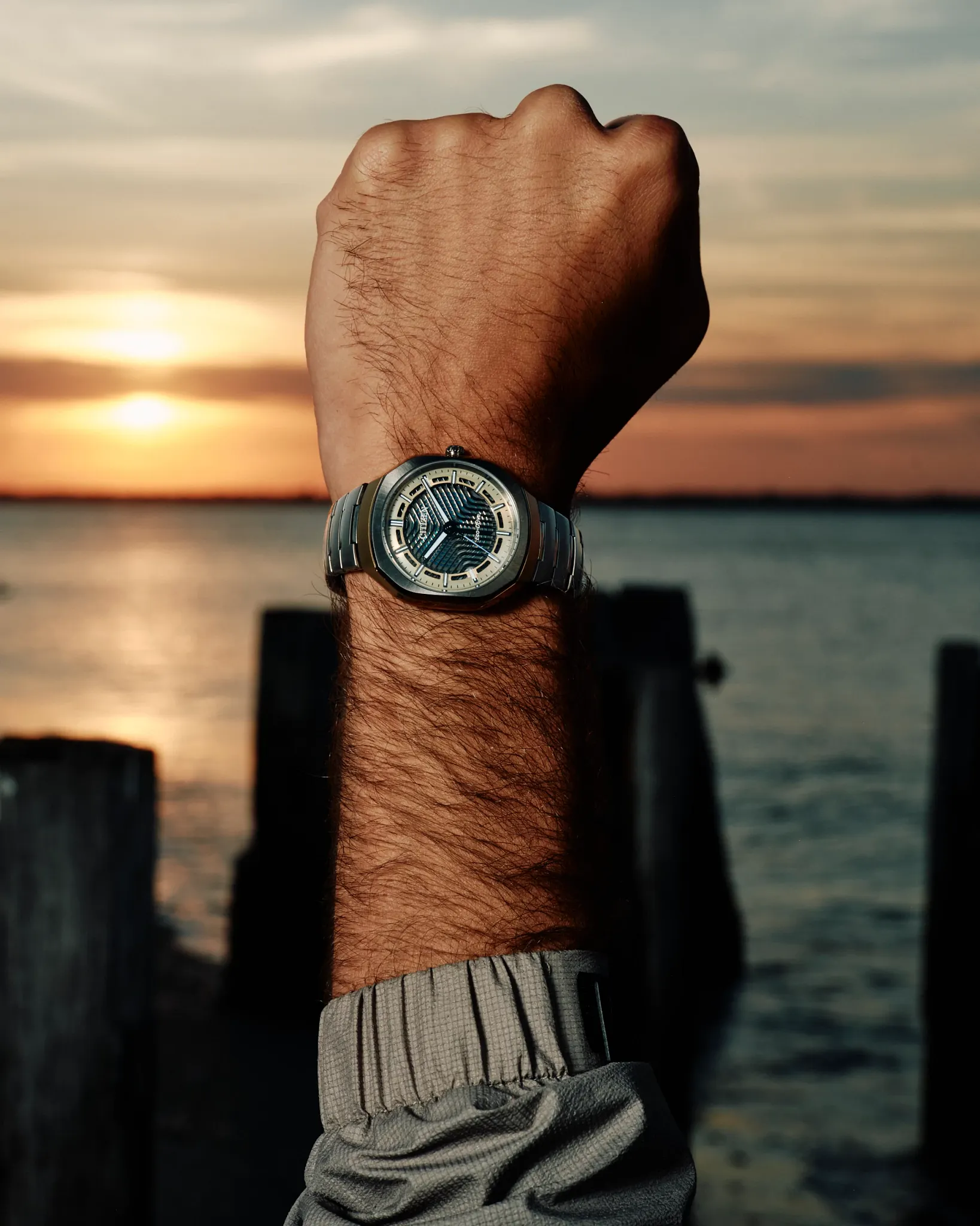 Eco-Drive PHOTON Black Dial Super Titanium with DLC Coating